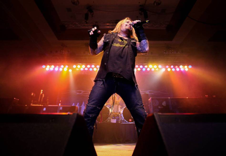 Vince Neil, formerly of Motley Crue, plays a New Year's Eve concert at the East Side Cannery ho ...