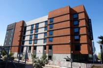 Construction is underway on the new Atwell Suites on Water Street, on Thursday, Oct. 3, 2024, i ...