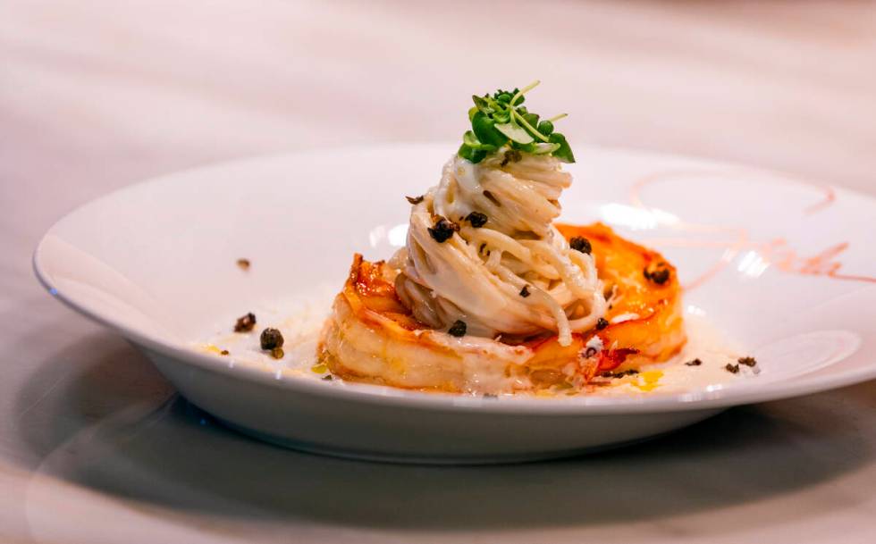 Chef Giada De Laurentiis celebrates the 10th anniversary of Giada restaurant with a pasta twirl ...