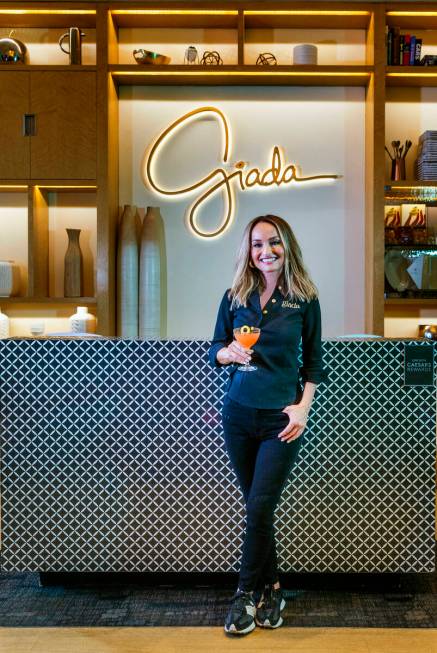 Chef Giada De Laurentiis celebrates the 10th anniversary of Giada restaurant at the Cromwell on ...