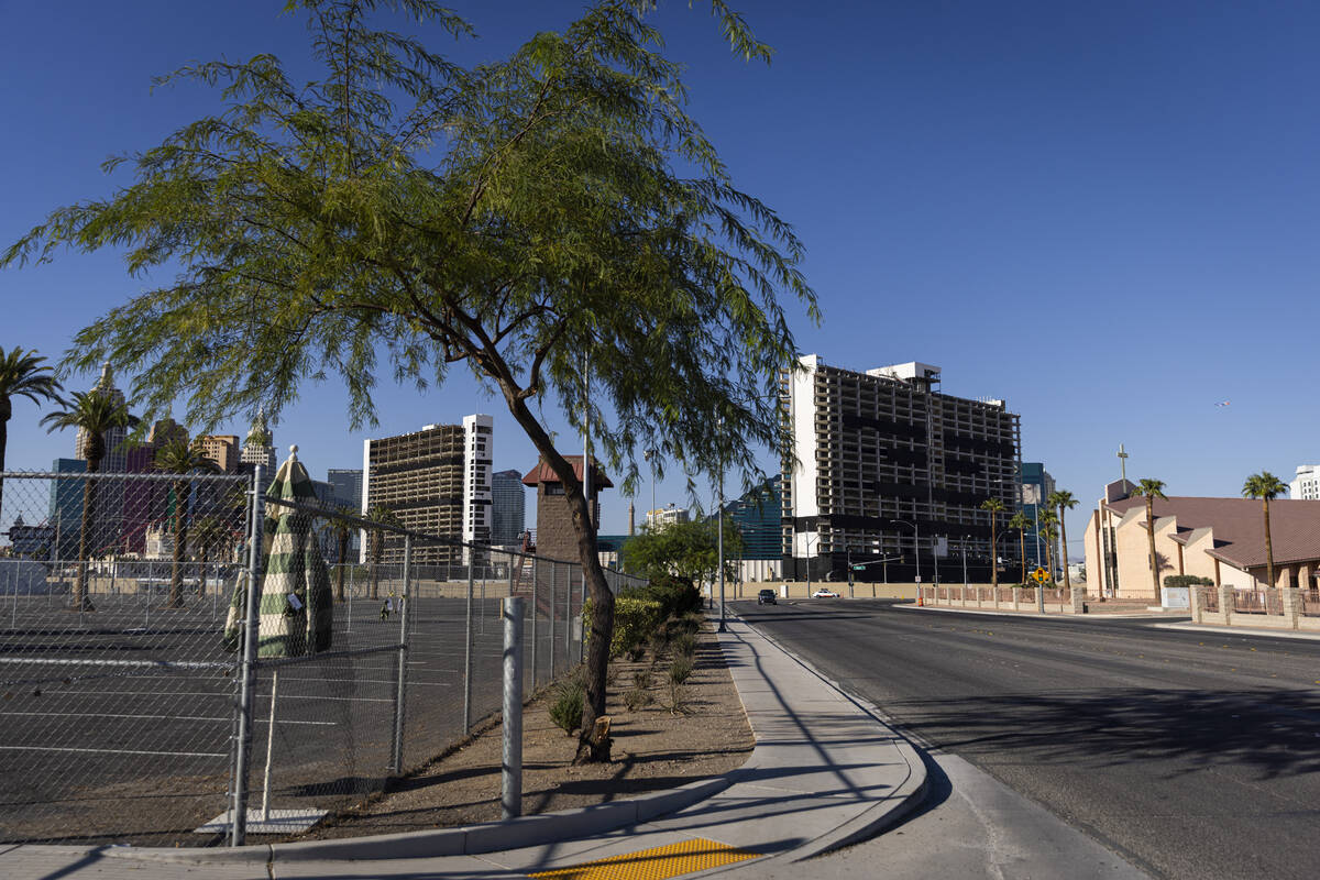 The Tropicana, slated to be imploded on Oct. 9, is pictured off of Giles Street on Thursday, Oc ...