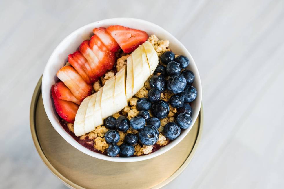 An OG açai bowl from Better Buzz Coffee Roasters, planned to open Oct. 17, 2024, near Henderso ...