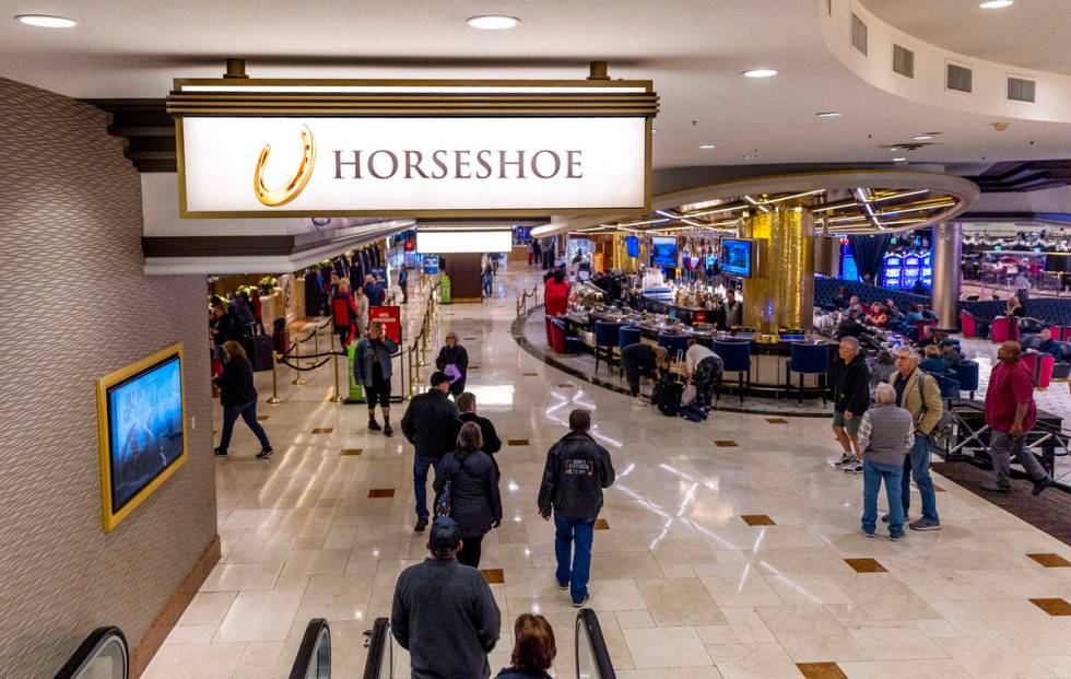 Horseshoe pictured in a photo from Thursday, Dec. 15, 2022, in Las Vegas. (L.E. Baskow/Las Vega ...