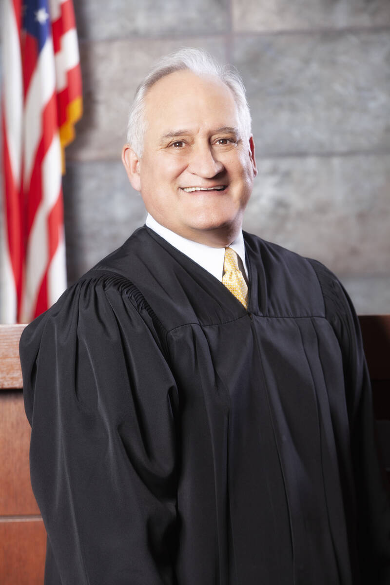 Las Vegas Justice of the Peace Joseph Sciscento, Las Vegas Justice Court Department 2 incumbent ...