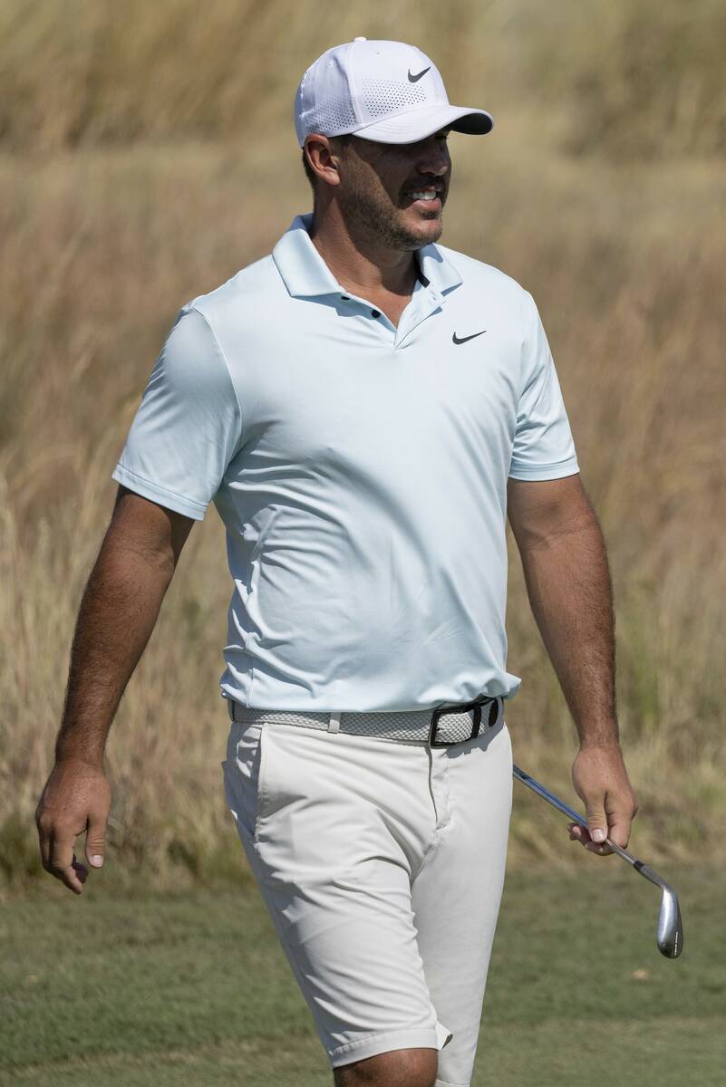 Captain Brooks Koepka of Smash GC smiles during the final round of LIV Golf Team Championship D ...