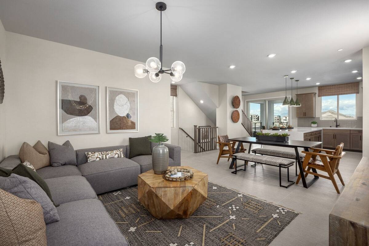 KB Home, one of 10 homebuilders in Summerlin, offers two neighborhoods in the community’s Kes ...