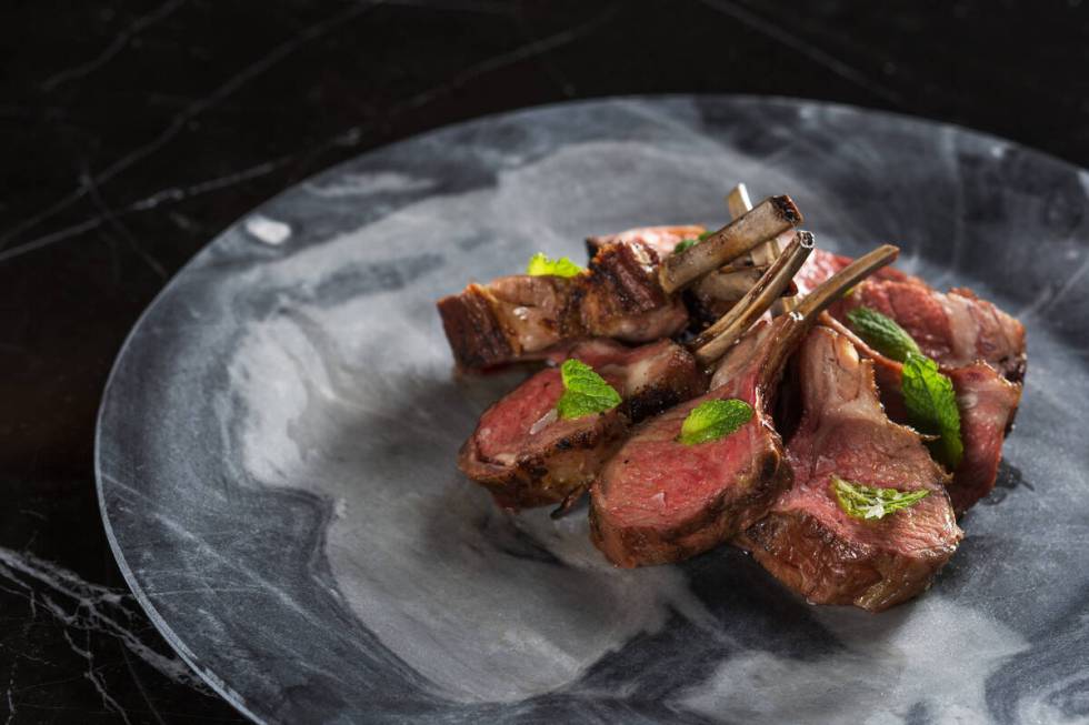 Lamb chops from Bazaar Meat by celebrated chef José Andrés. The restaurant is moving from Sah ...