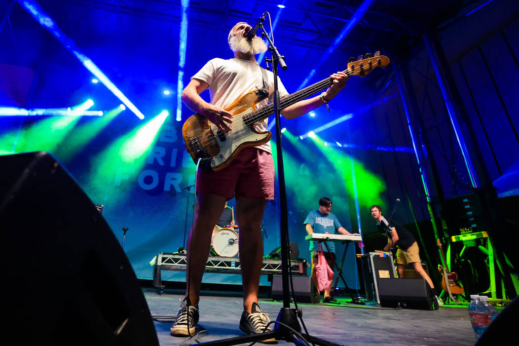 Algernon Cadwallader performs during the Best Friends Forever Festival at the Downtown Las Vega ...