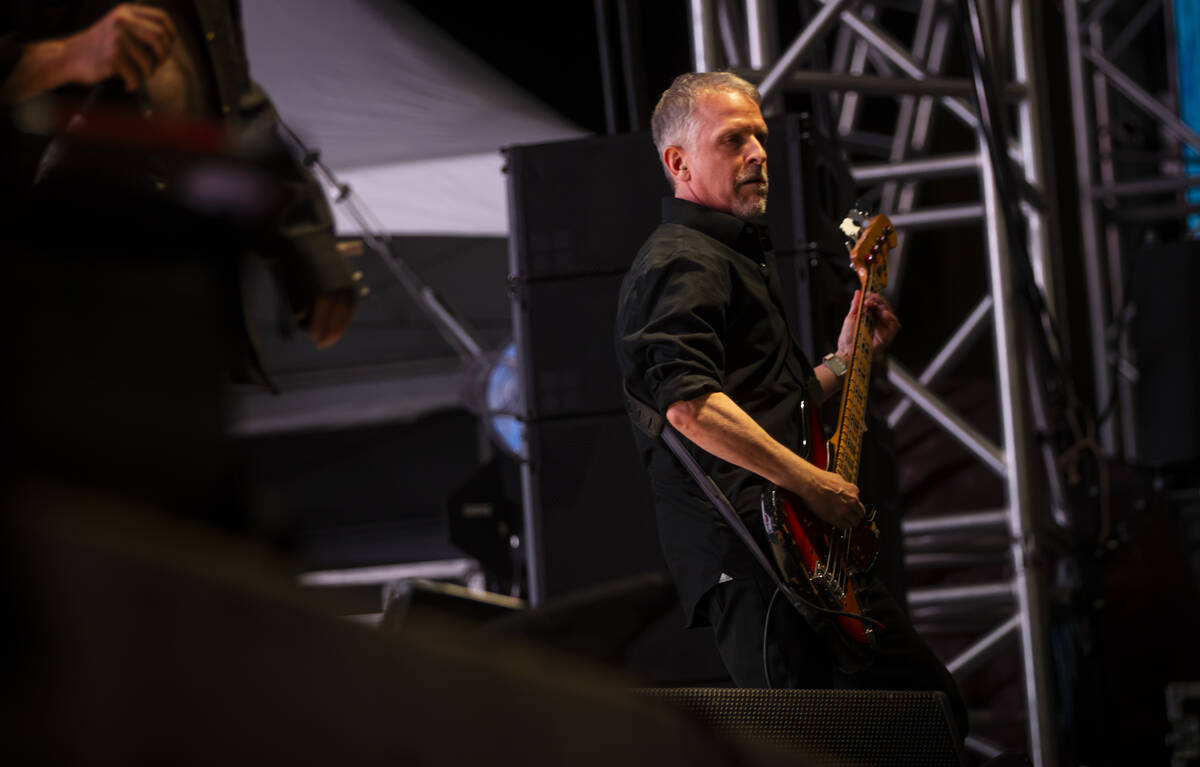 David Sims of The Jesus Lizard performs during the final night of Best Friends Forever Festival ...