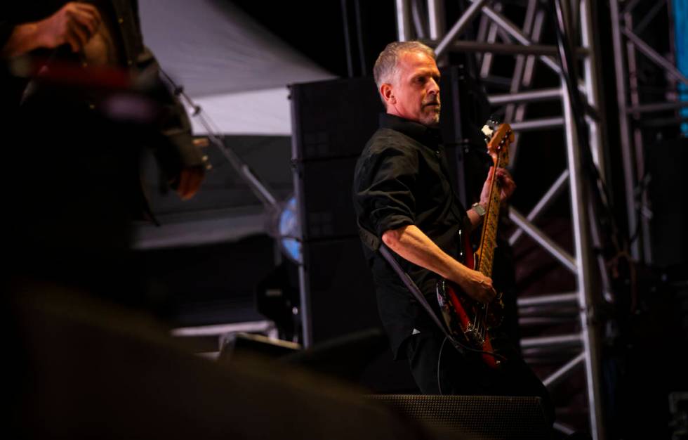 David Sims of The Jesus Lizard performs during the final night of Best Friends Forever Festival ...