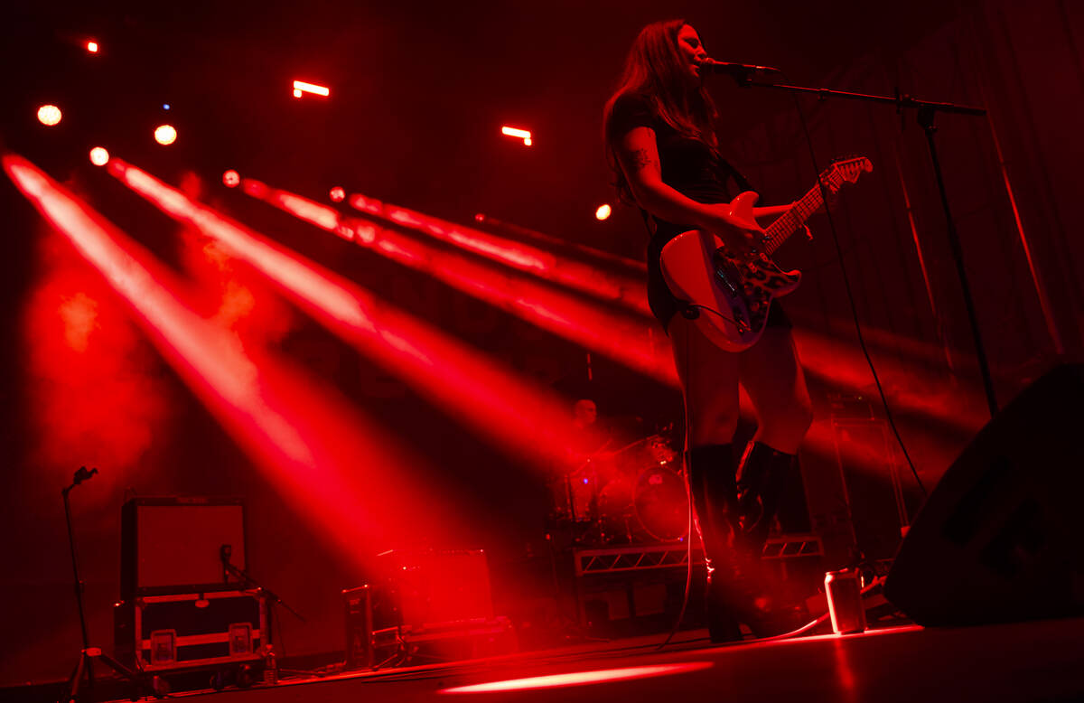 Allegra Weingarten of Momma performs during the final night of Best Friends Forever Festival at ...