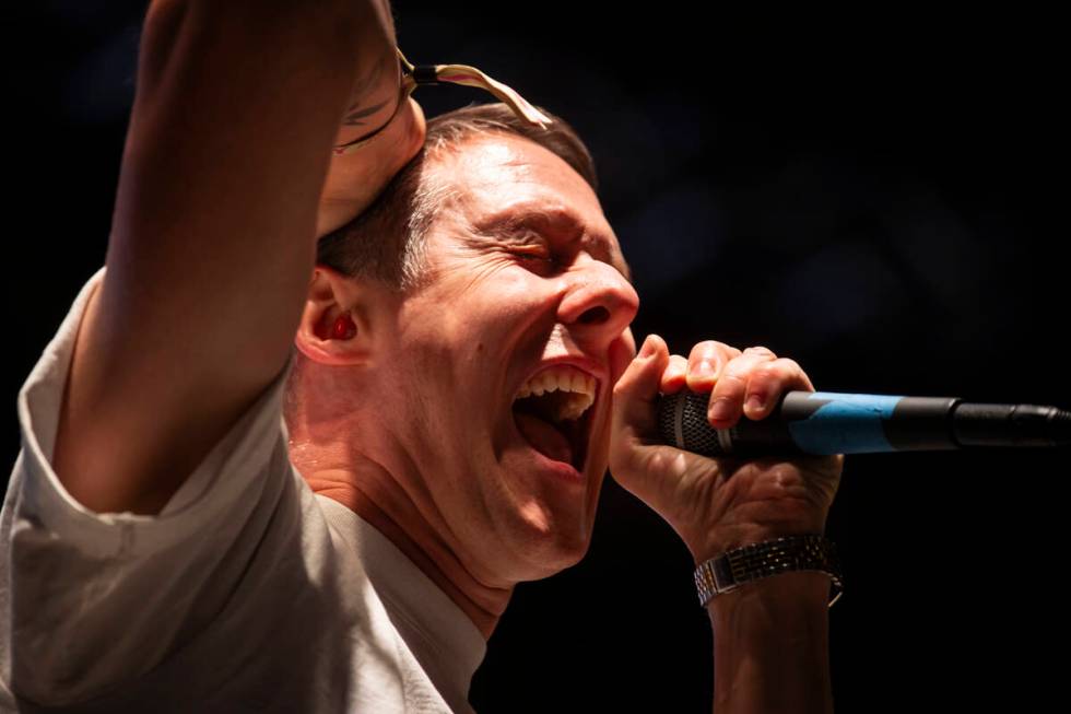 Jordan Blilie of The Blood Brothers performs during the final night of Best Friends Forever Fes ...