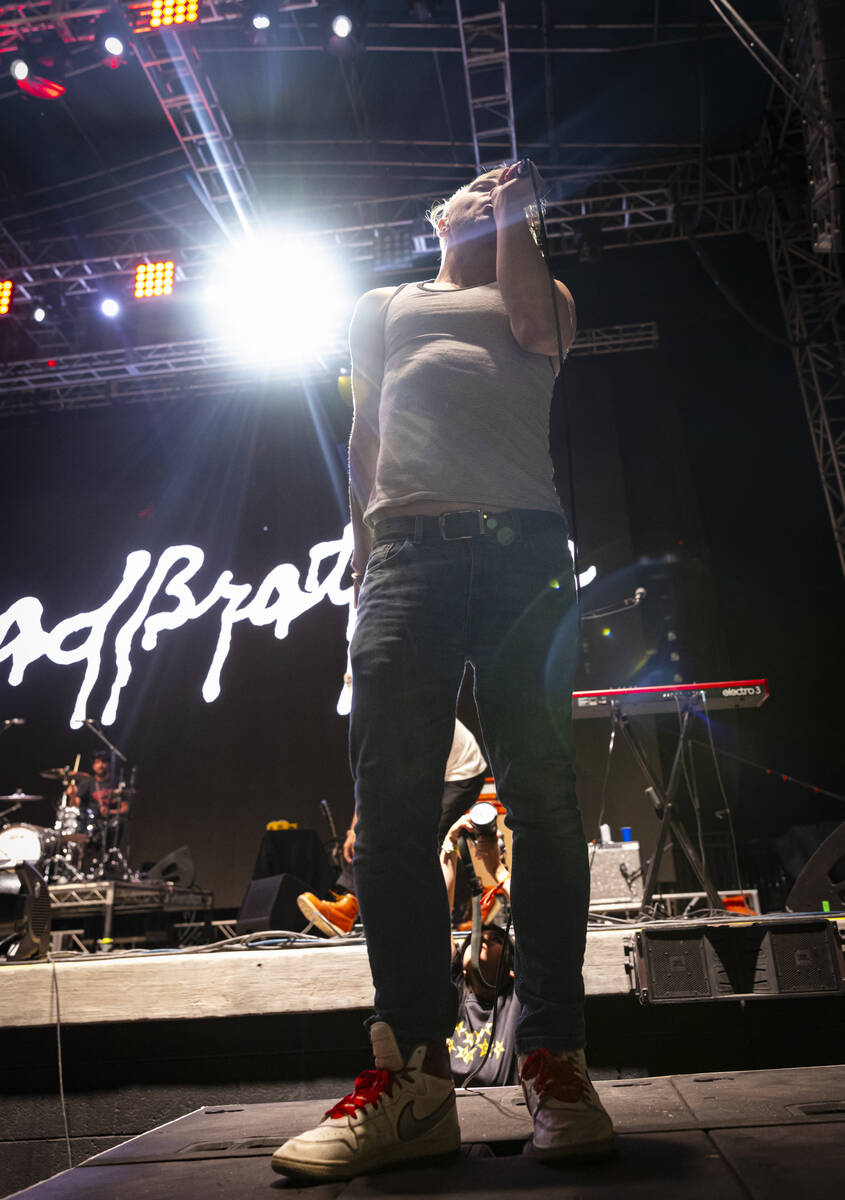 Johnny Whitney of The Blood Brothers performs during the final night of Best Friends Forever F ...