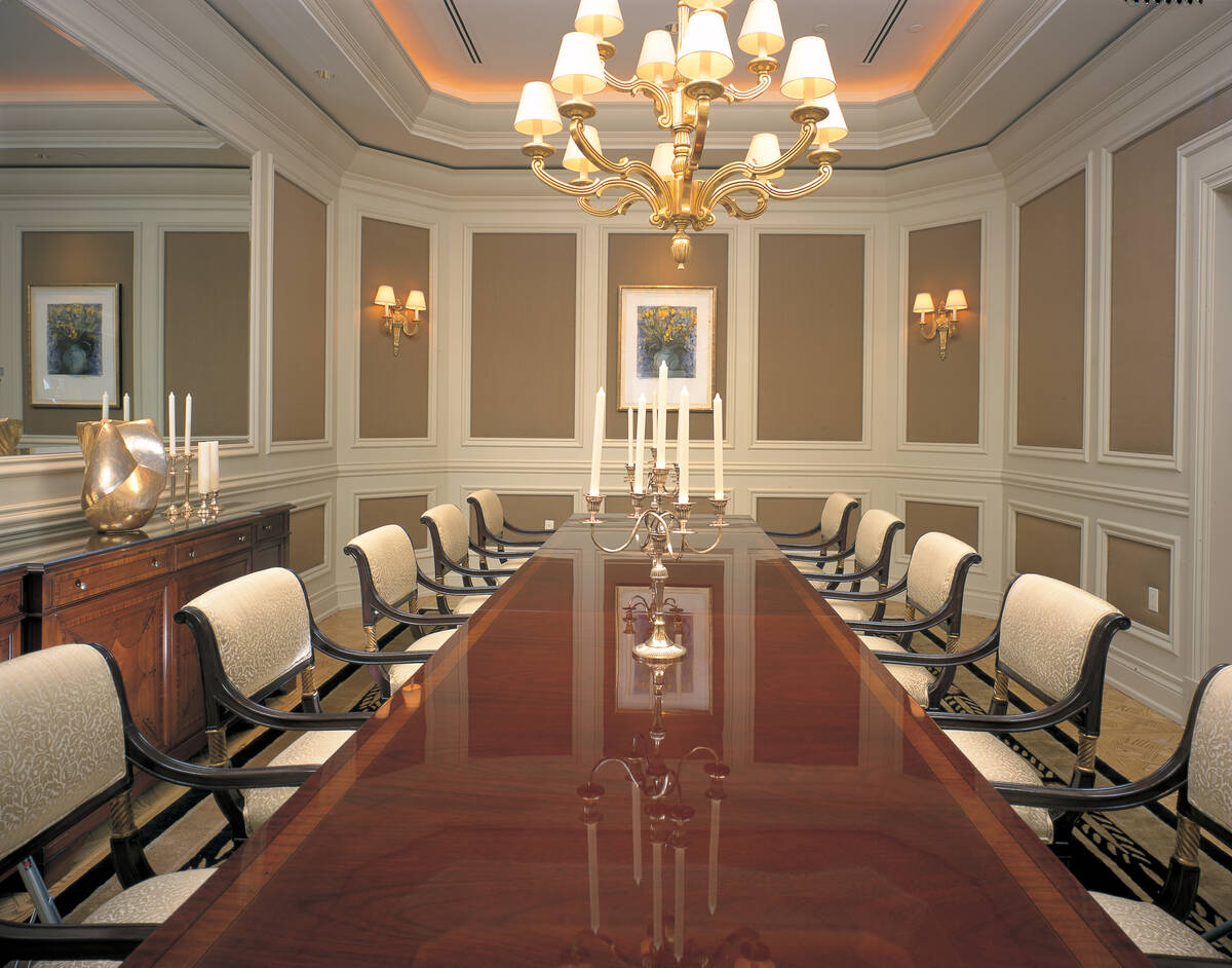 A meeting room in a Palazzo Villa at Rio. (Rio)