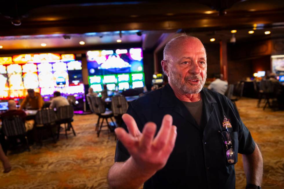 Glenn Casale, director of casino operations at Binion's, talks about changes dealer tips at Bin ...