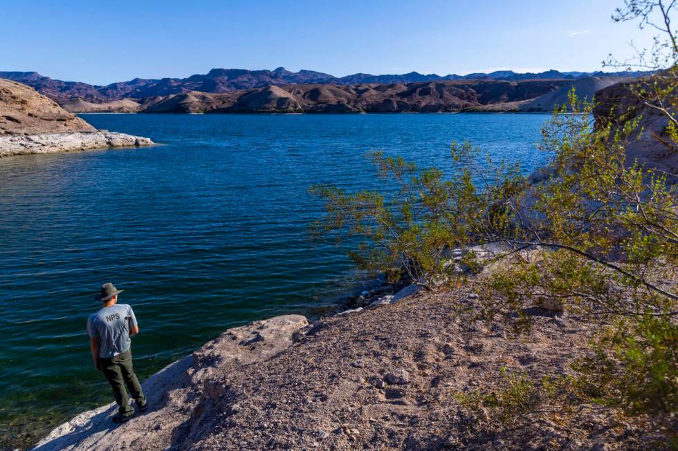 Aquatic Ecologist Riley Rackliffe with the National Park Service will sometimes seek a higher s ...