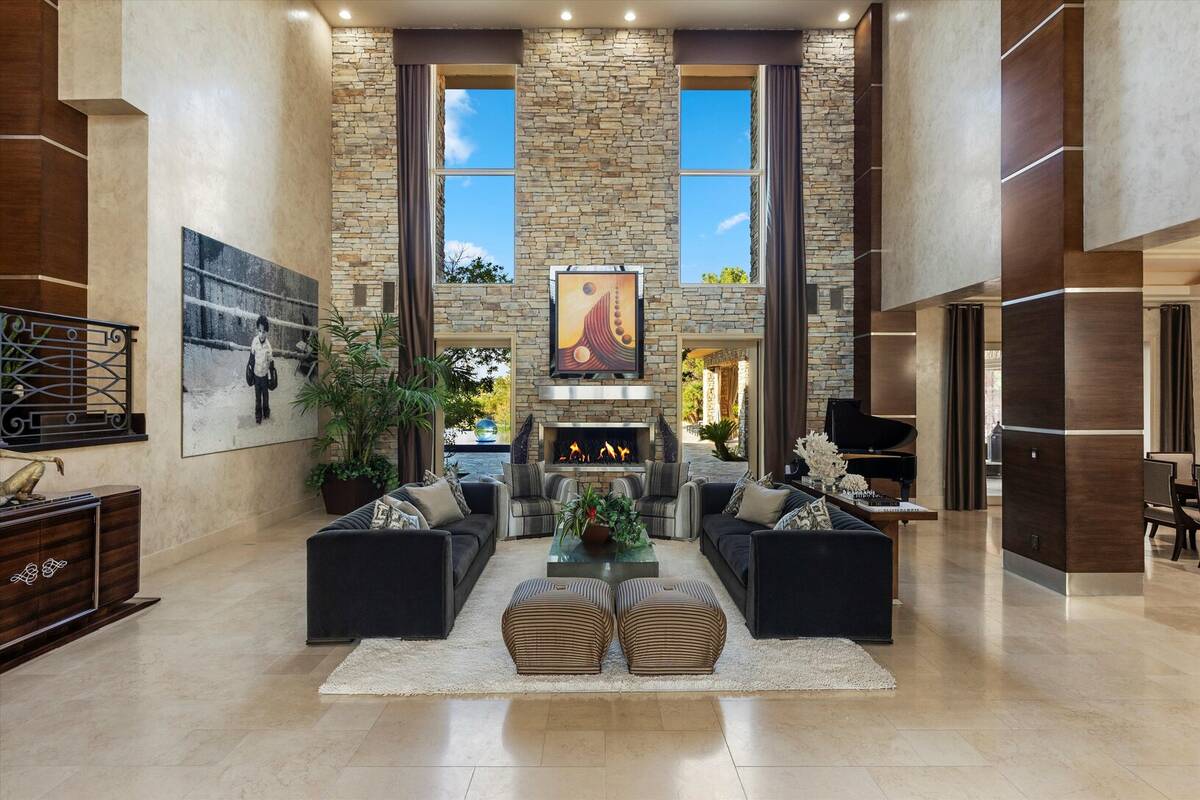 This Southern Highlands home is owned by famed former boxer Floyd Mayweather. (Michele Sullivan)