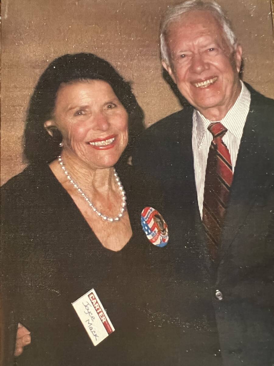 Joyce Mack was a supporter of the Democratic Party for both local and national candidates. (Cou ...