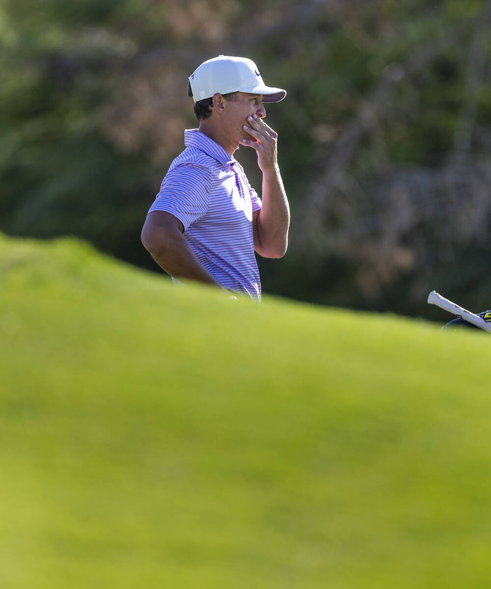 Cameron Champ considers a putt at hole #1 during the opening round of the Shriners Children's O ...