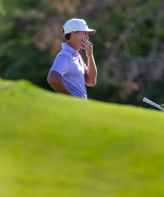 Cameron Champ considers a putt at hole #1 during the opening round of the Shriners Children's O ...