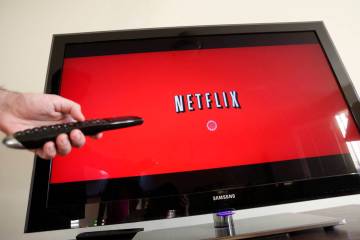 Netflix is seen on a television screen. (AP Photo/Paul Sakuma, file)