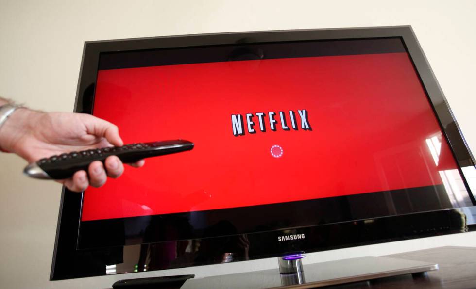 Netflix is seen on a television screen. (AP Photo/Paul Sakuma, file)