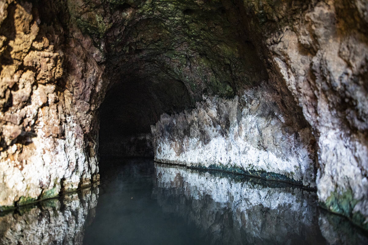 The Sauna Cave along the Colorado River, Saturday, Dec. 5, 2020. During the building of the Hoo ...