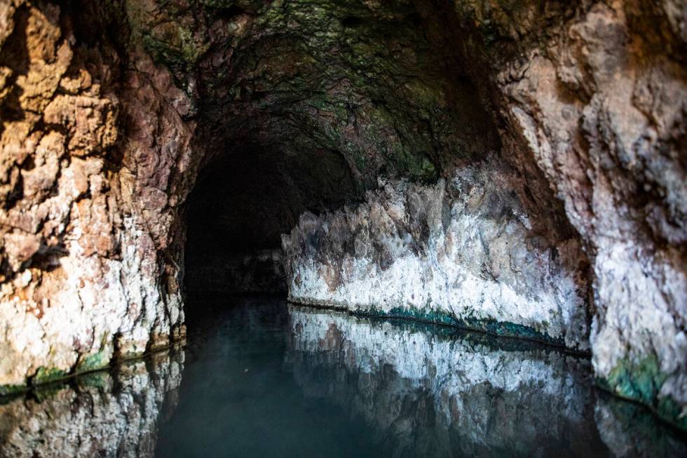 The Sauna Cave along the Colorado River, Saturday, Dec. 5, 2020. During the building of the Hoo ...