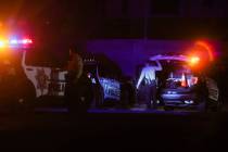 Metropolitan Police Department officers are seen on scene at an officer-involved shooting on So ...