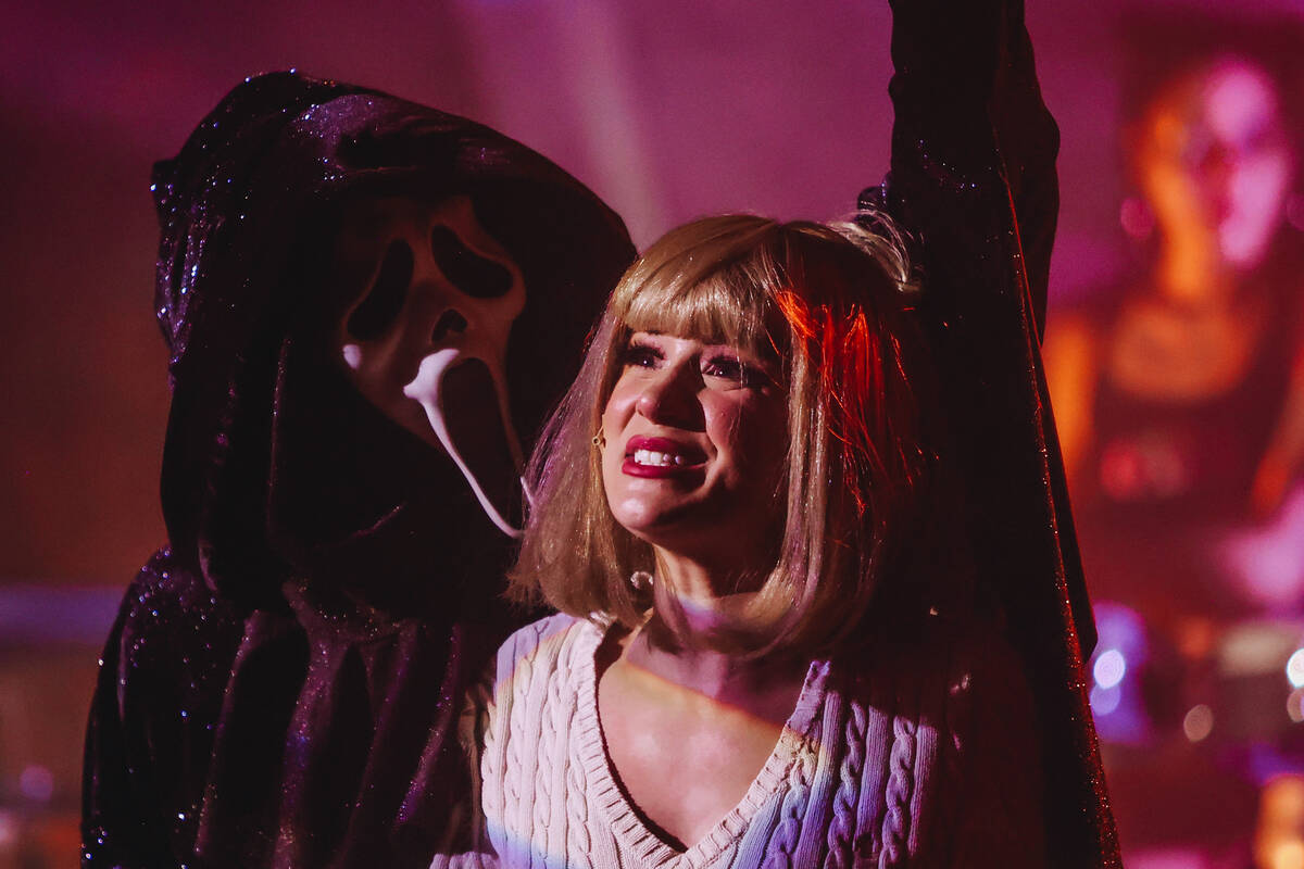 The cast of “Scream’d: An Unauthorized Musical” performs at the Majestic R ...