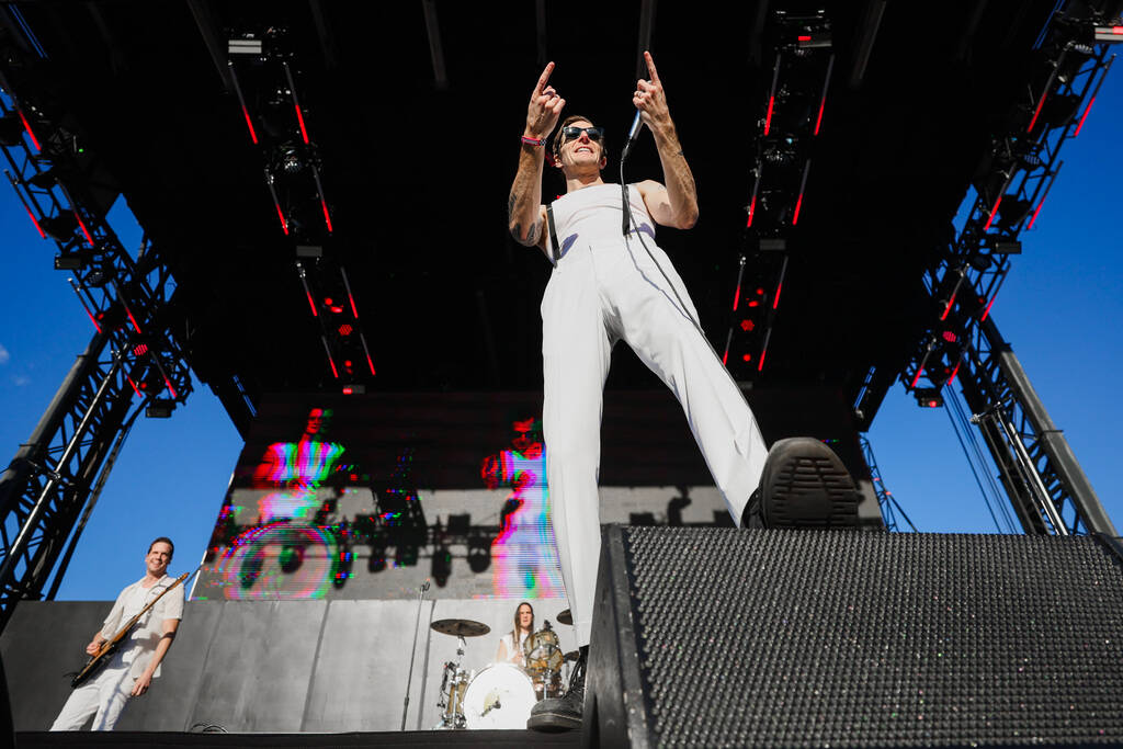 The Maine performs during the When We Were Young music festival at the Las Vegas Festival Groun ...