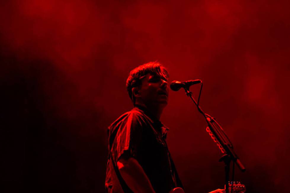 Jimmy Eat World performs during the When We Were Young music festival at the Las Vegas Festival ...