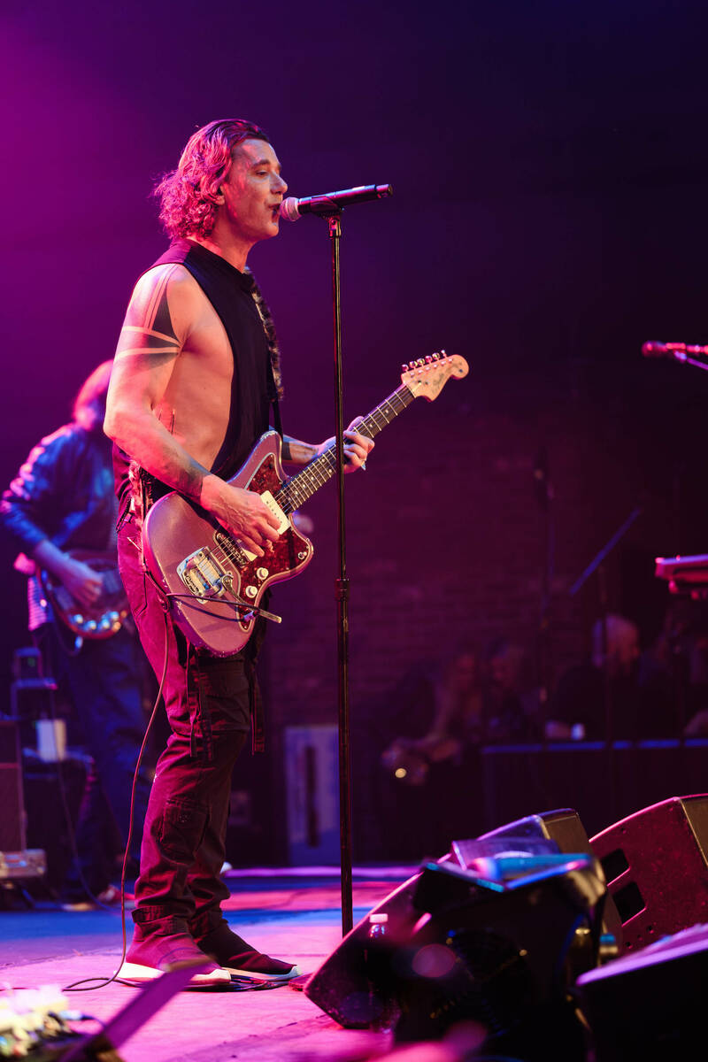 Gavin Rossdale of Bush is shown at the RennerVation Foundation "Fore The Kids" all-star concert ...