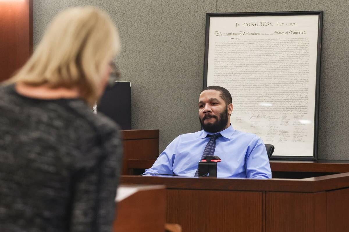 Chief Deputy District Attorney Michelle Fleck asks questions of Julius Trotter during his death ...