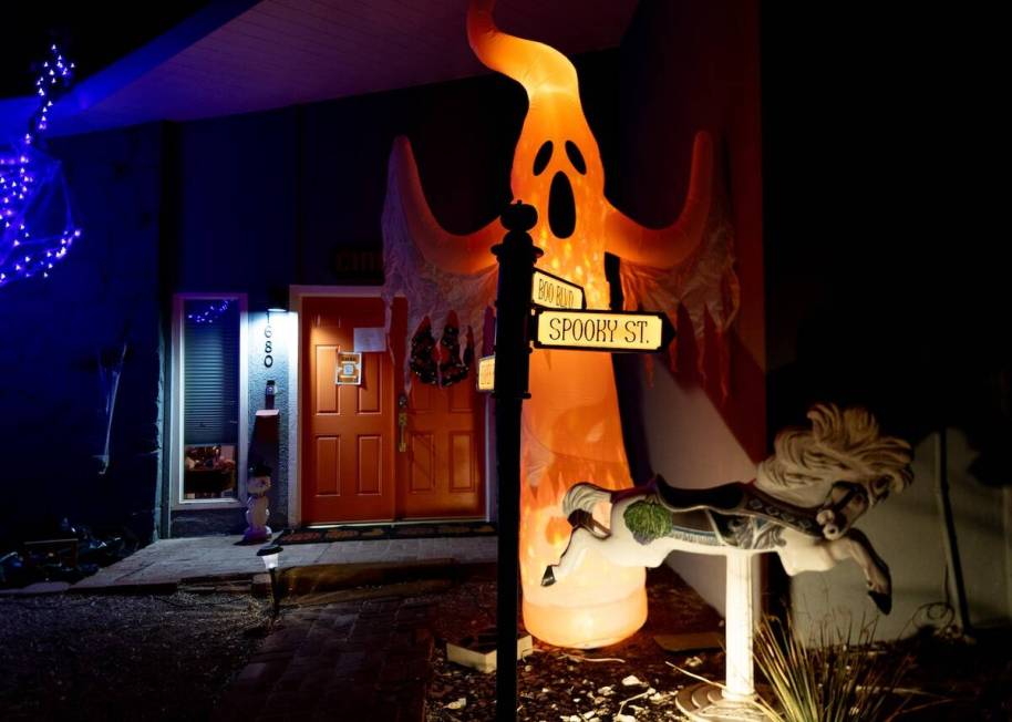 Christopher Kenneth Cope used vintage Halloween décor at his 1964 midcentury home to ready for ...