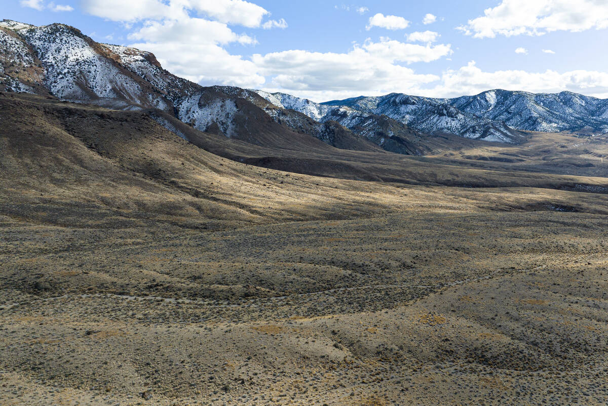 The Rhyolite Ridge lithium-boron mine project site is seen on Feb. 22, 2024, in Esmeralda Count ...