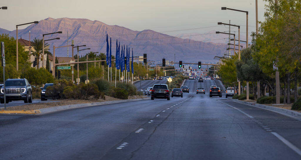 W. Charleston Boulevard eastbound near Desert Foothills Drive is to be part of the course for t ...