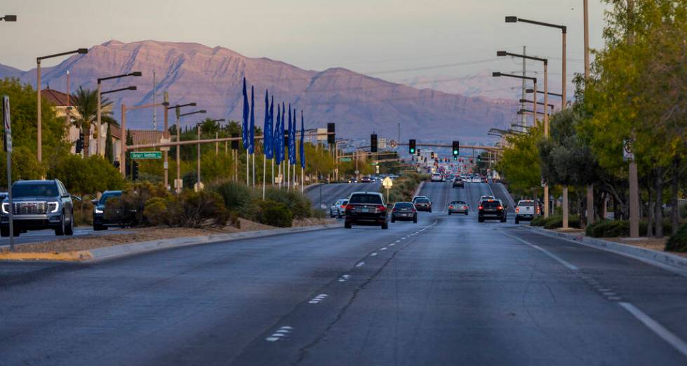 W. Charleston Boulevard eastbound near Desert Foothills Drive is to be part of the course for t ...