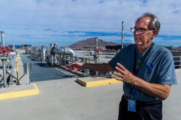 Deputy General Manager of Operations Daniel Fischer with the Clark County Water Reclamation Dis ...