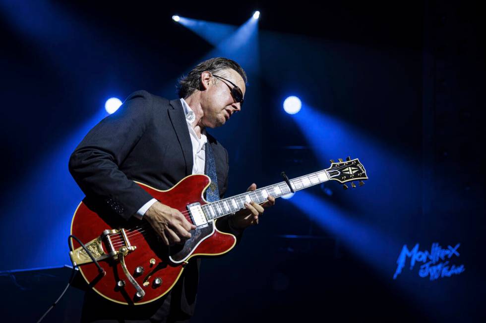 Blues rock guitarist, singer and songwriter Joe Bonamassa from the U.S. performs on the Auditor ...