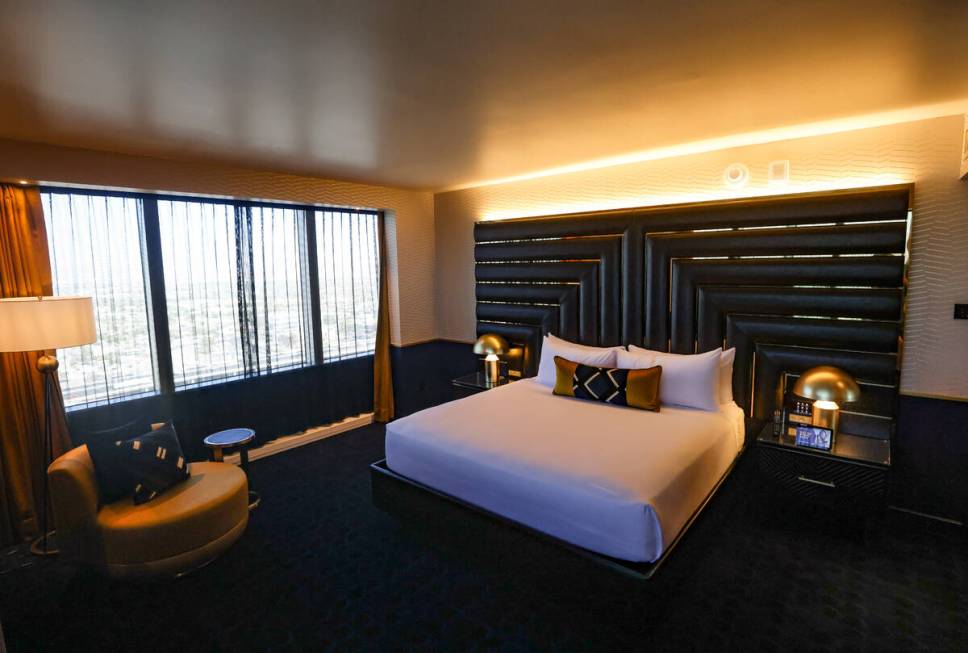 The sunset suite at Circa in Las Vegas, Monday, Oct. 28, 2024. The downtown hotel-casino added ...