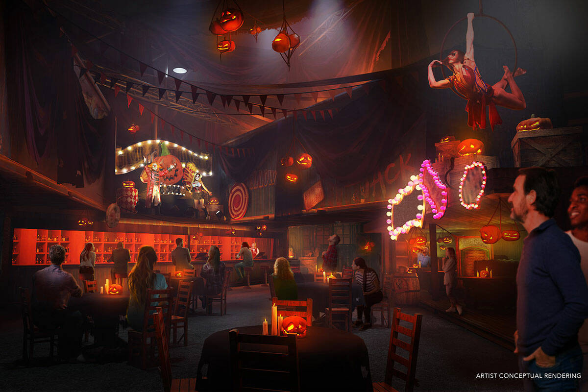 Universal Horror Unleashed is coming to a 20-acre expansion of Area15 in 2025. (Universal Desti ...