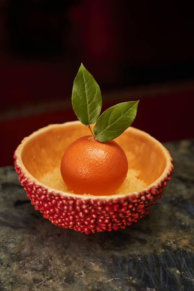 A Mandarin dessert from Tao in The Venetian on the Las Vegas Strip. (Tao Group Hospitality)