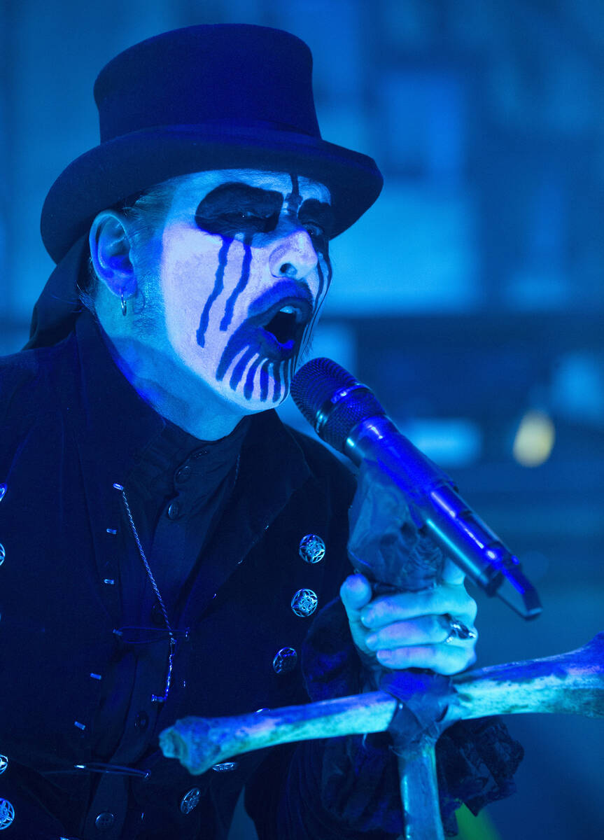 King Diamond performs in concert during his "Institute North America Tour" at The Tow ...