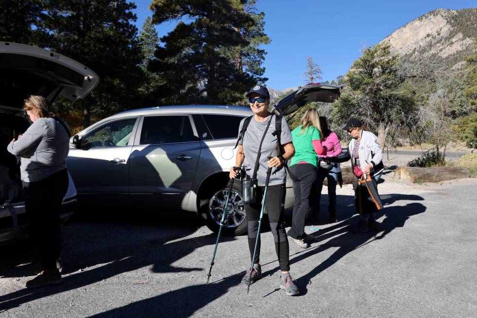 Members of the Westside Newcomers social club, including Vicki Creciun, center, prepare for a h ...