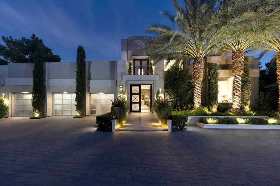 The former private residence of Las Vegas developer Irwin Molasky is listed at $10 million. (Ph ...