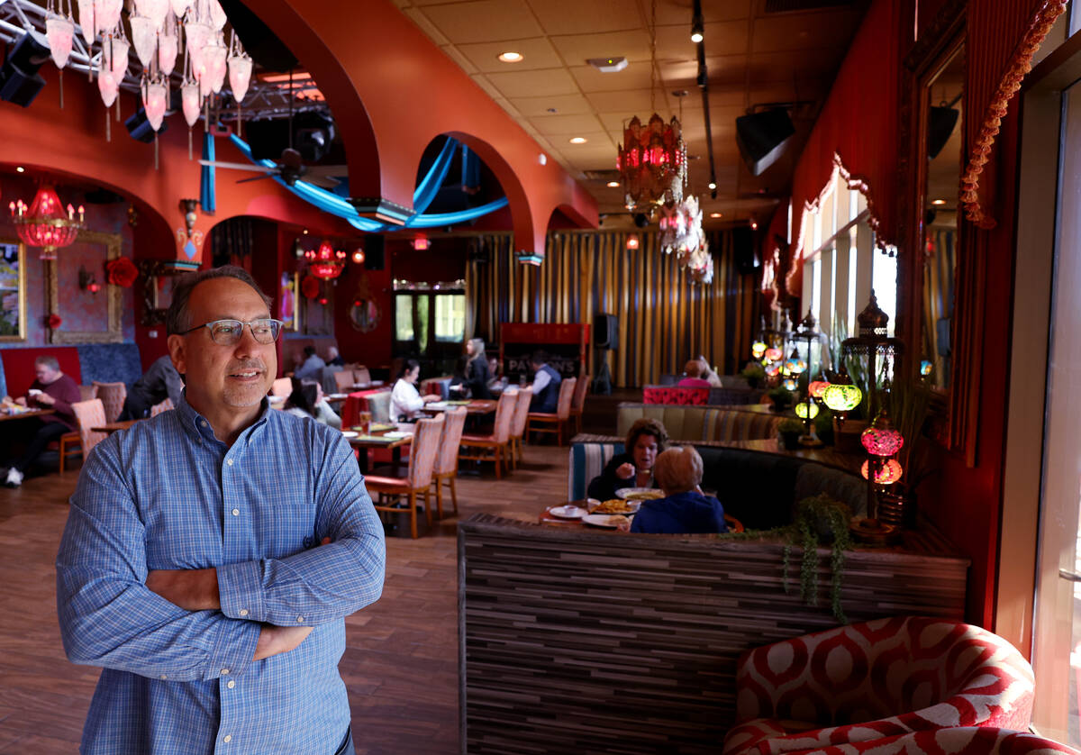 Jeff Ecker, president of the Paymon’s restaurant group, poses for a photo at Paymon's Fr ...