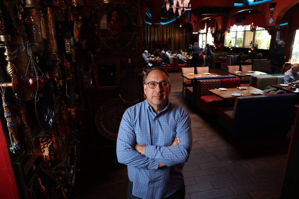 Jeff Ecker, president of the Paymon’s restaurant group, poses for a photo at Paymon's Fr ...