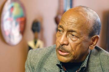 Girma Zaid, Ethiopian and Eritrean communities organizer, speaks about a fatal house fire that ...