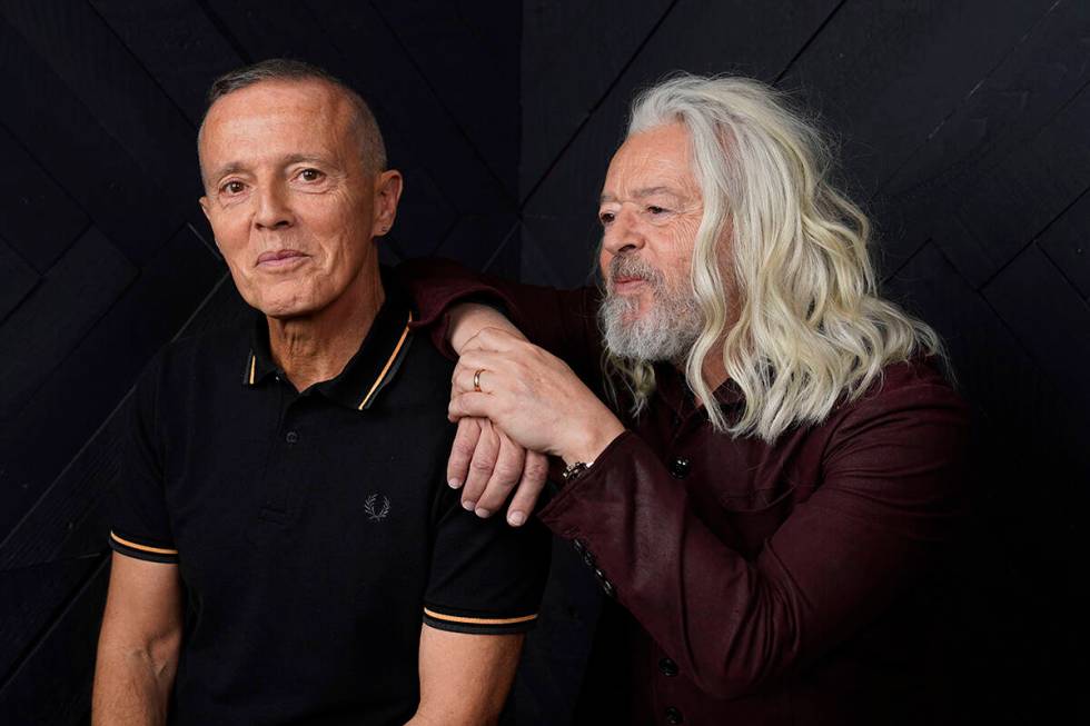 FILE - Curt Smith, left, and Roland Orzabal, of the band Tears For Fears, pose for a portrait i ...